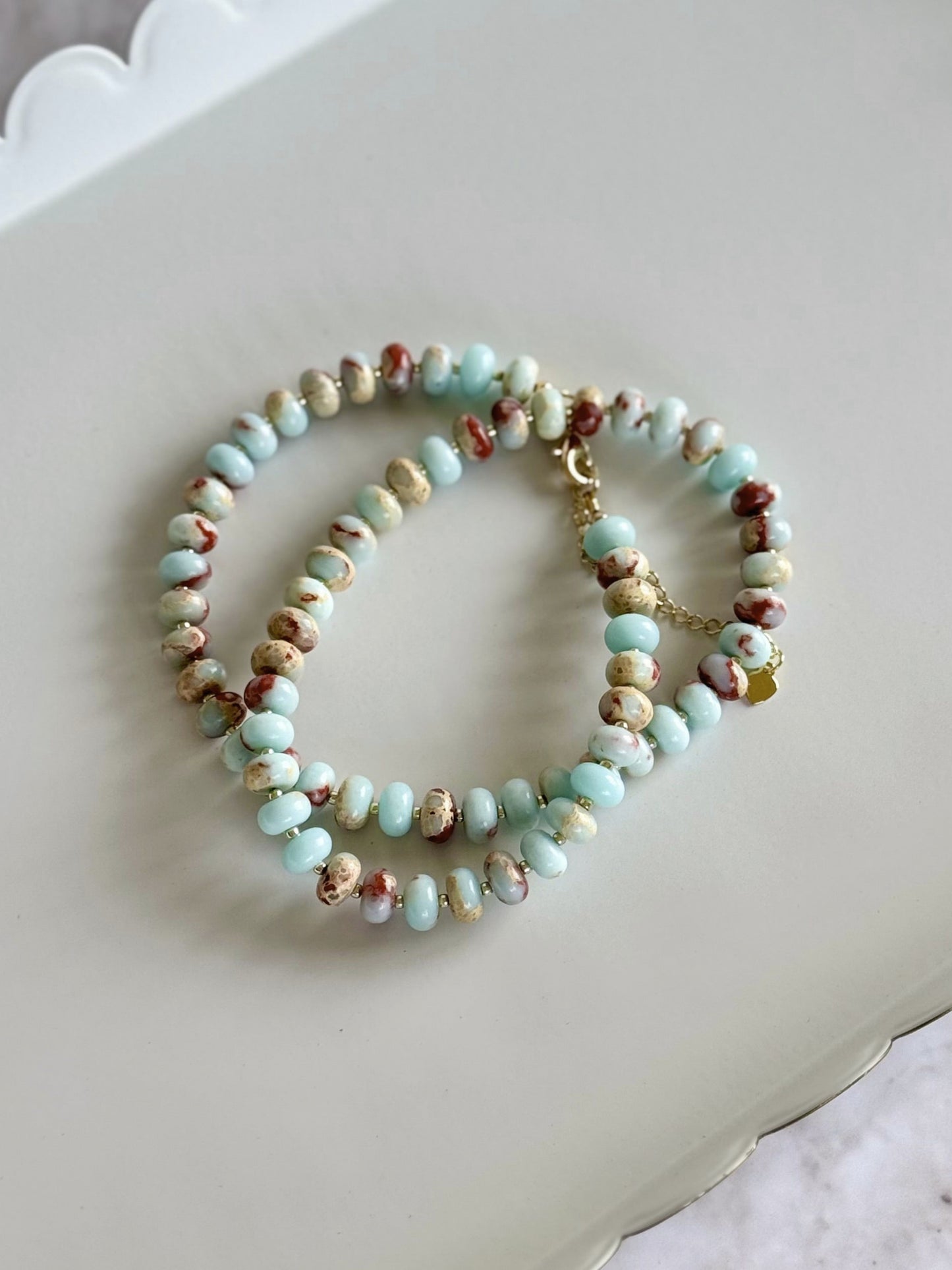 Forbidden Candy Necklace | Aqua Terra Jasper