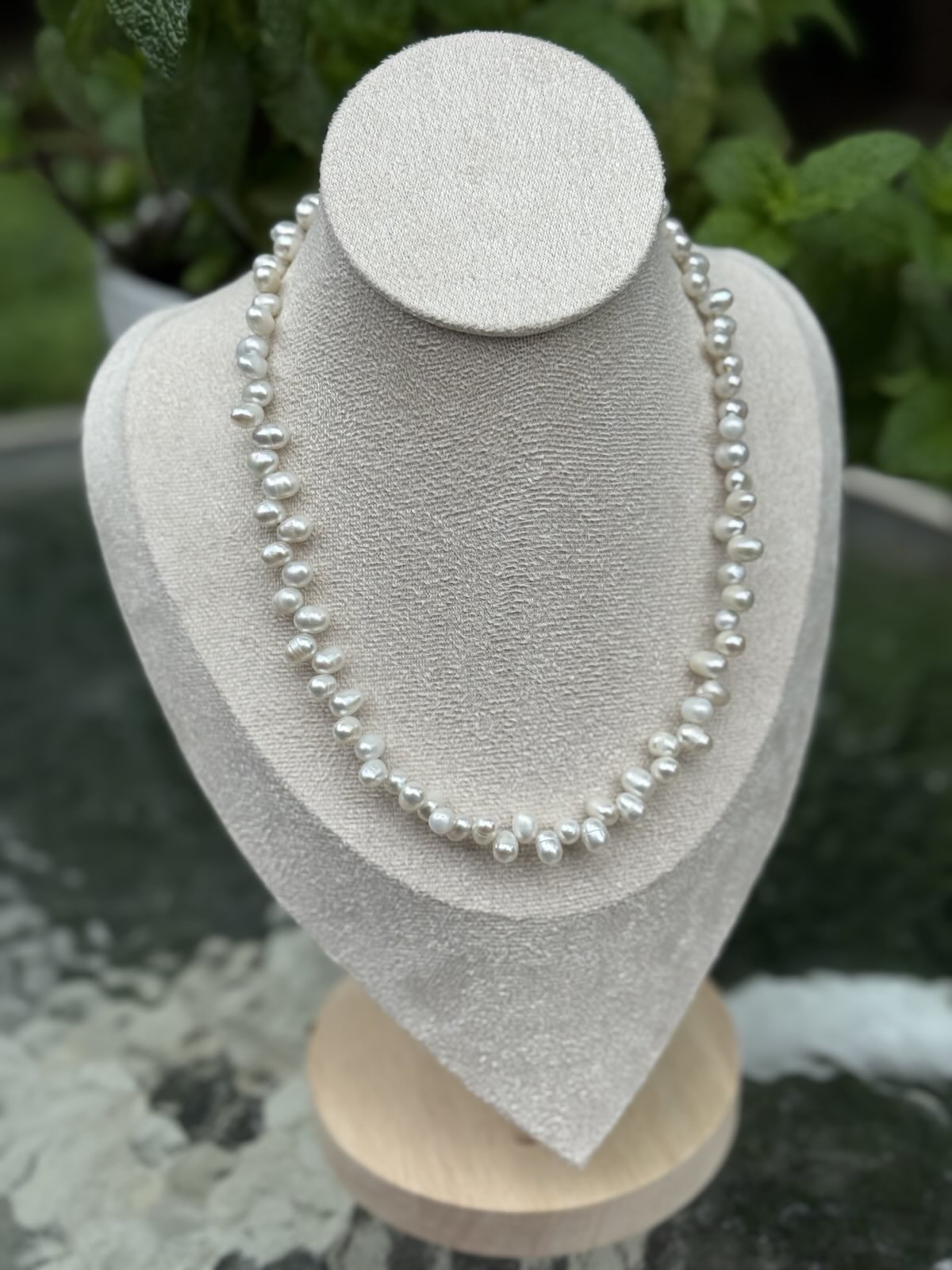 Teardrop Freshwater Pearl Necklace