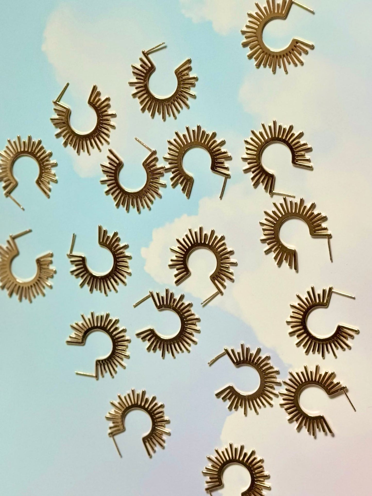 Sunburst Hoops