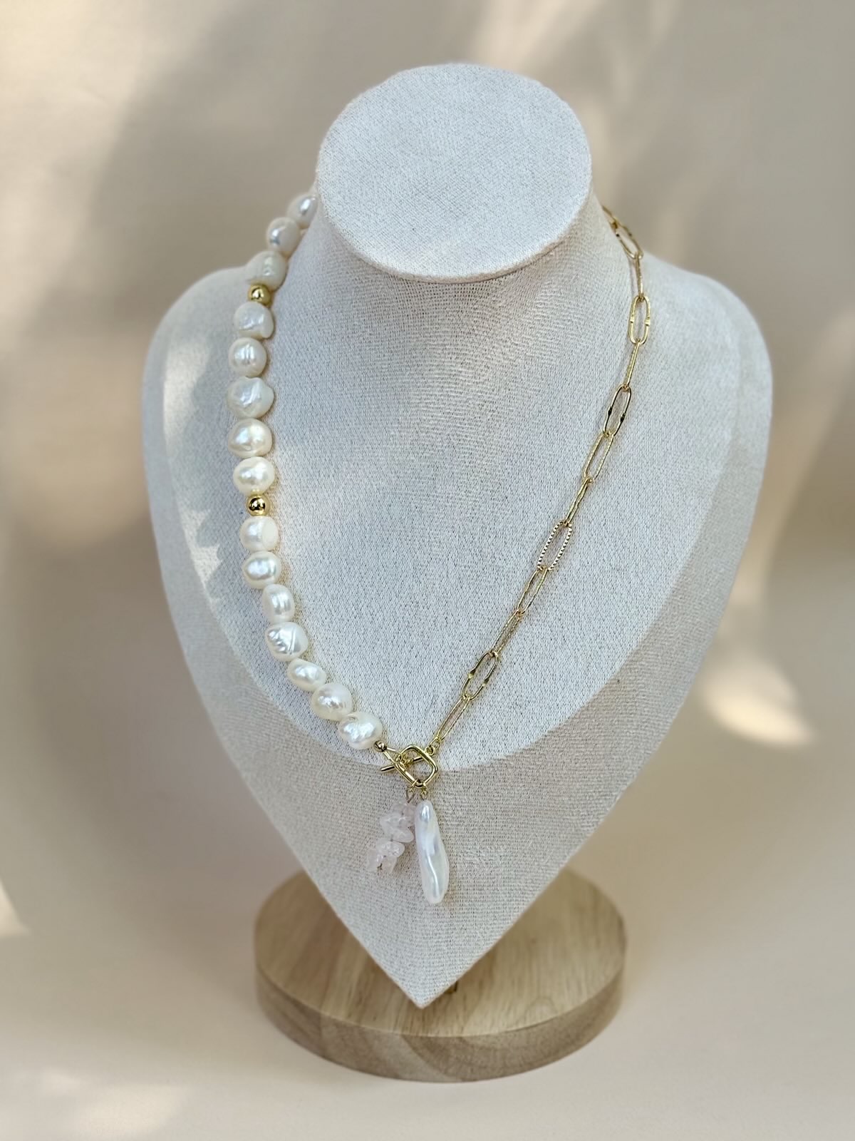 Gold-Filled Freshwater Pearl Necklace