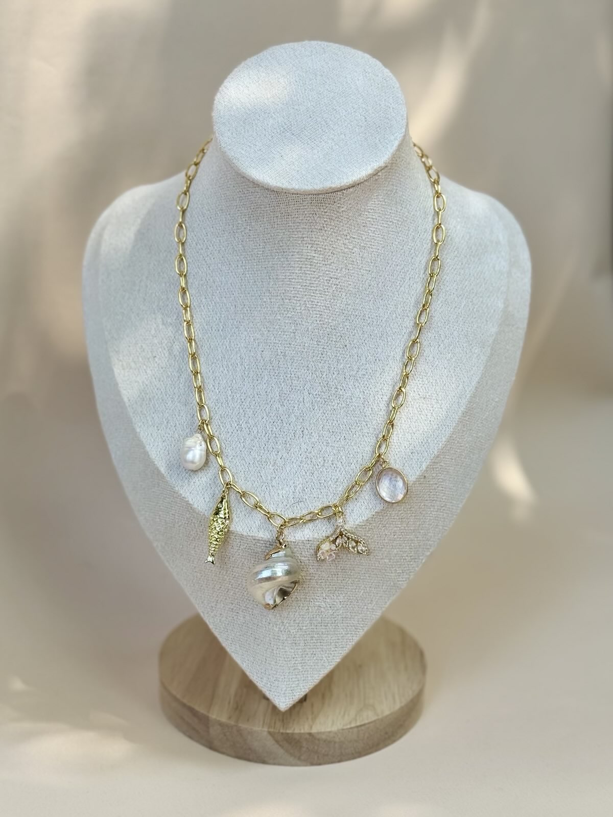 Mermaid Charms | One-of-a-kind Gold-Filled Charm Necklace