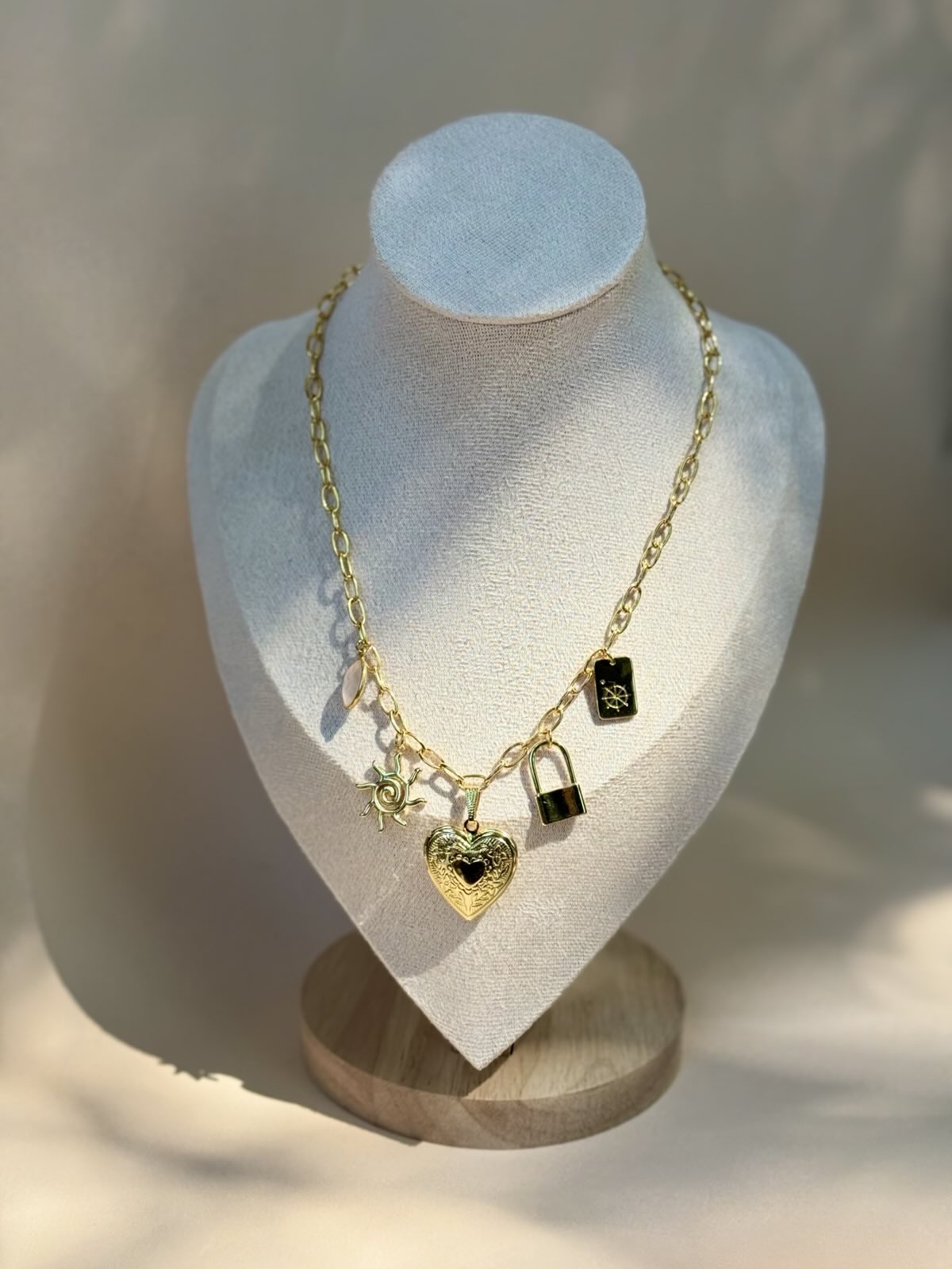 Summer Love Charms | One-of-a-kind Gold-Filled Charm Necklace