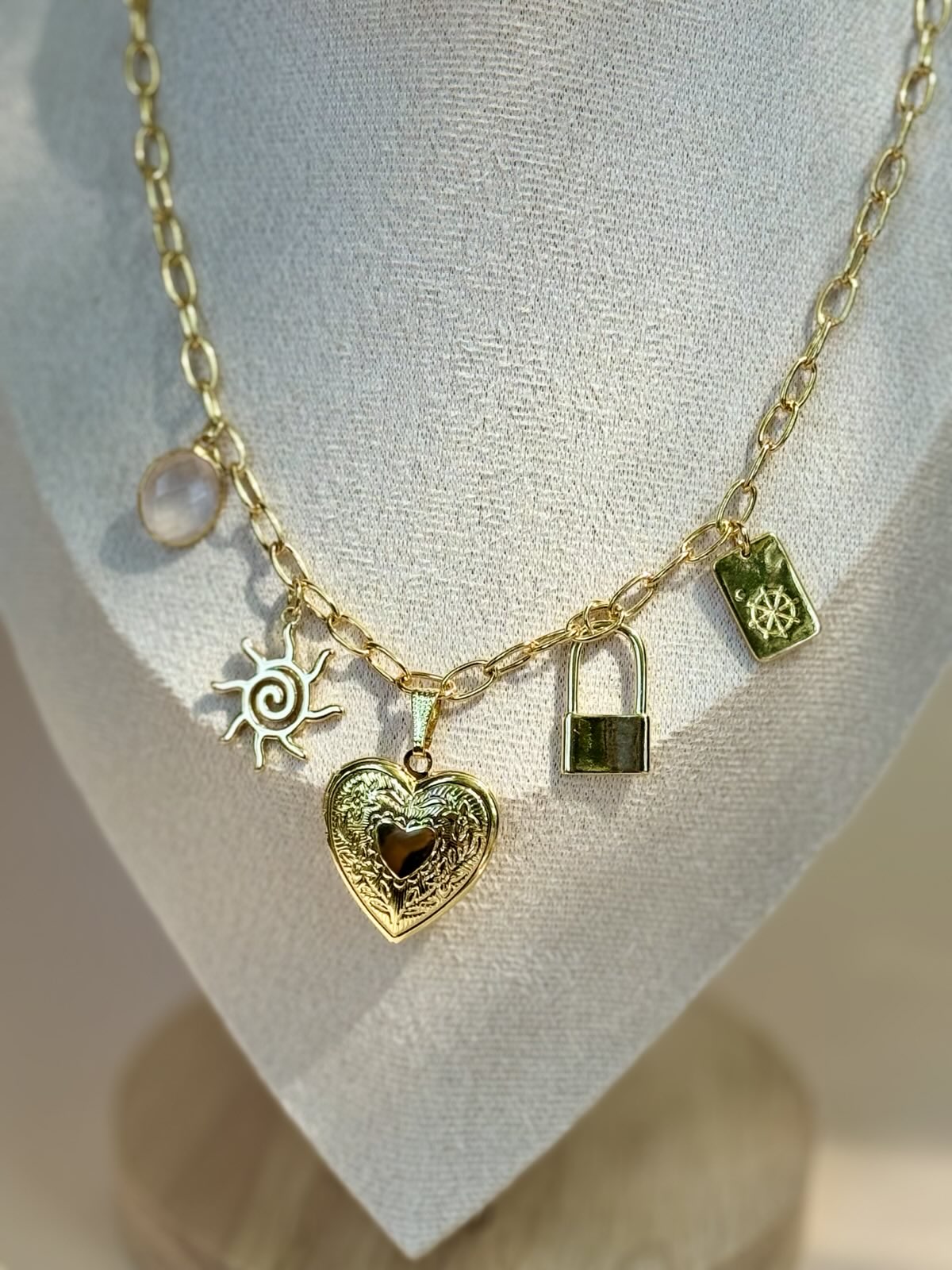 Summer Love Charms | One-of-a-kind Gold-Filled Charm Necklace