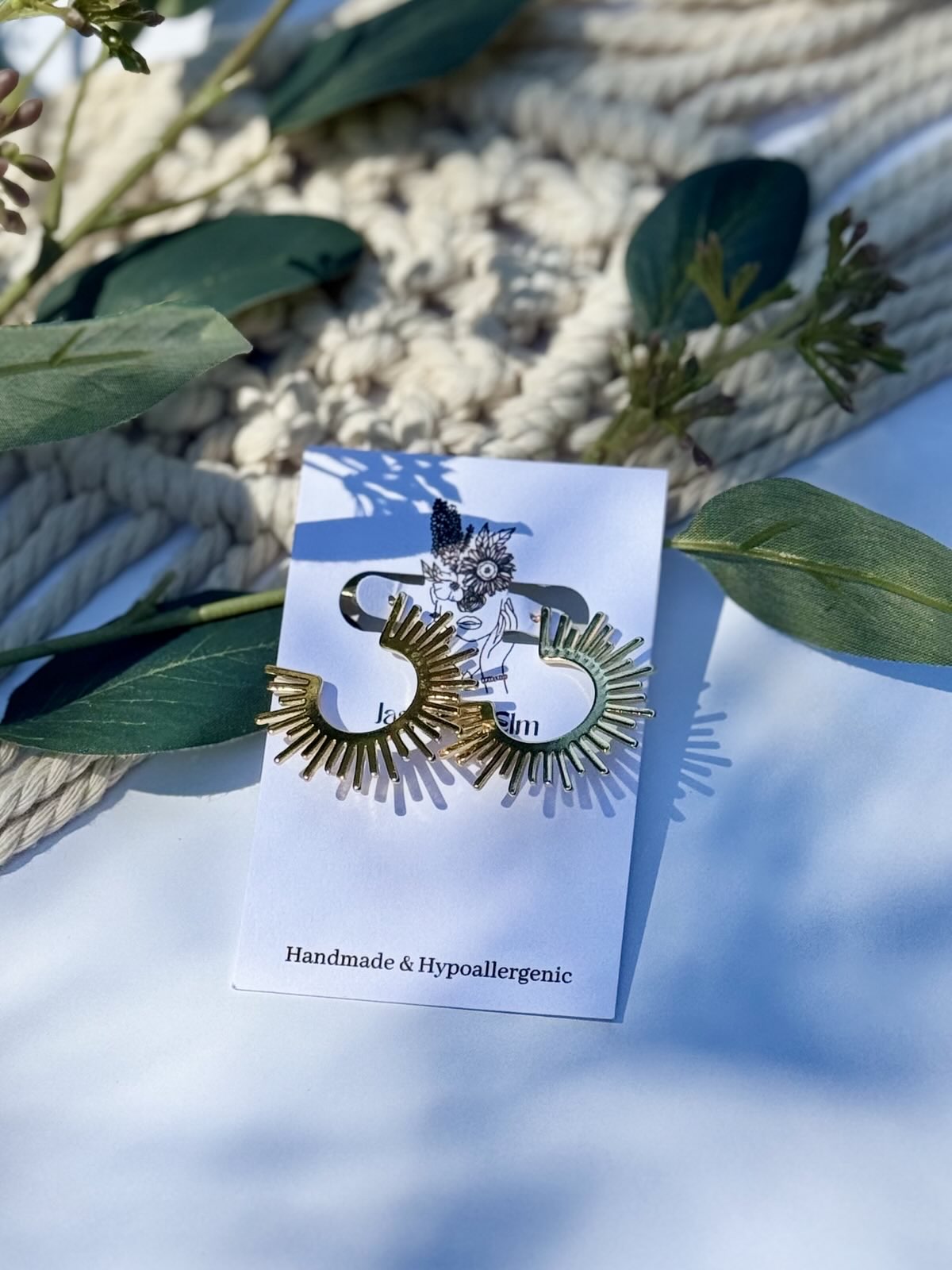 Sunburst Hoops