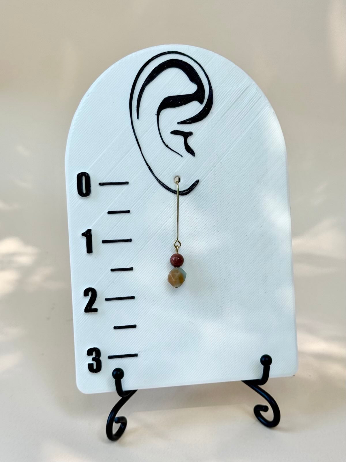 Sunstone & Amazonite Dangling Earrings