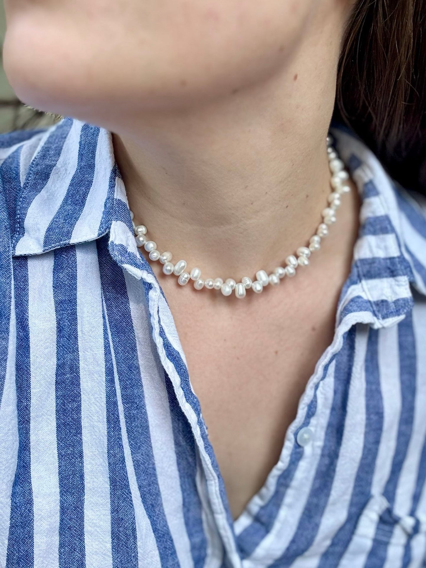 Teardrop Freshwater Pearl Necklace
