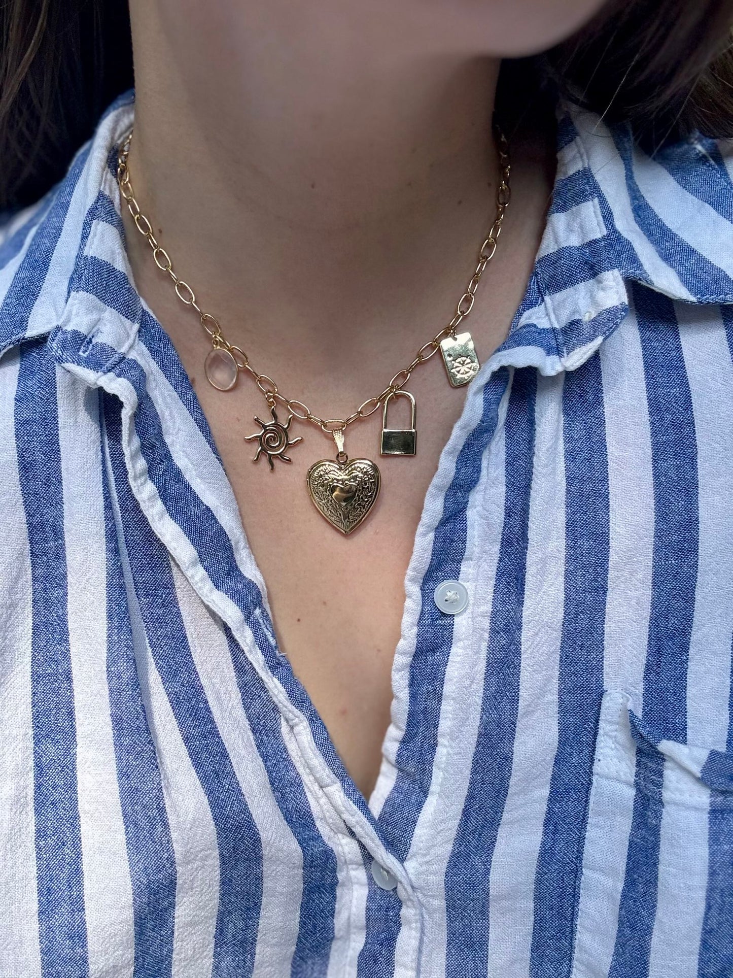 Summer Love Charms | One-of-a-kind Gold-Filled Charm Necklace