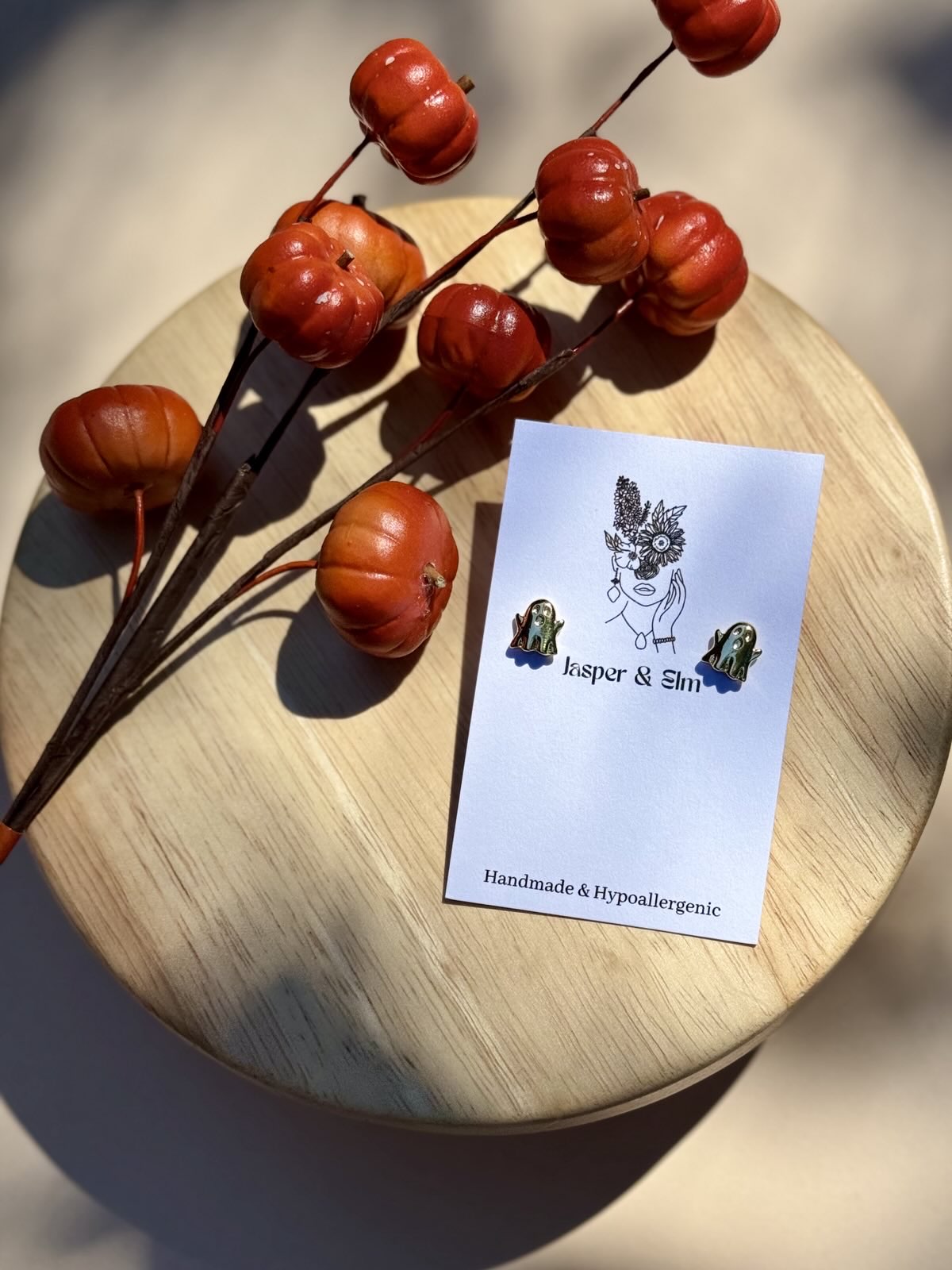Ghost Stud Earrings