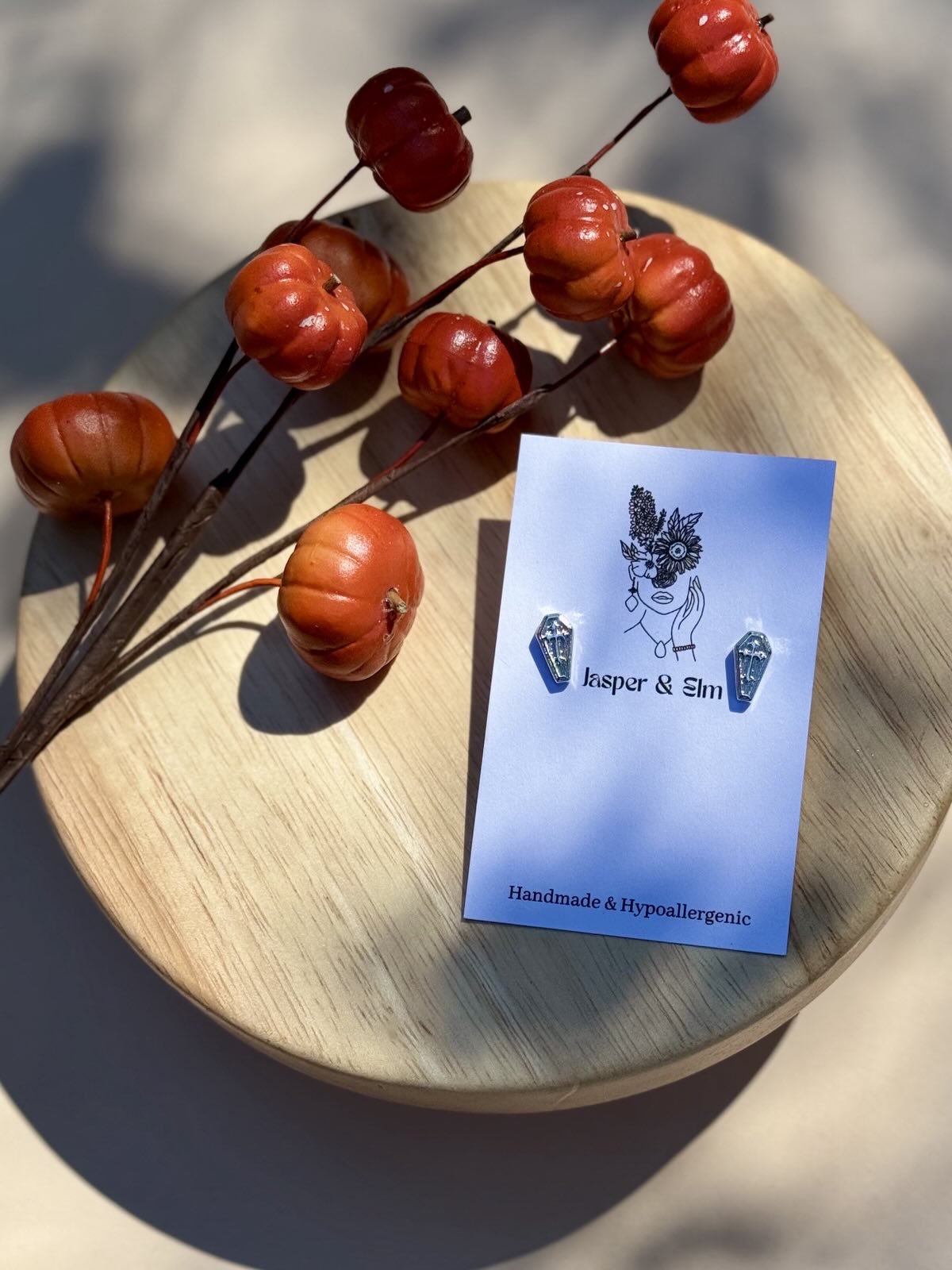 Coffin Stud Earrings