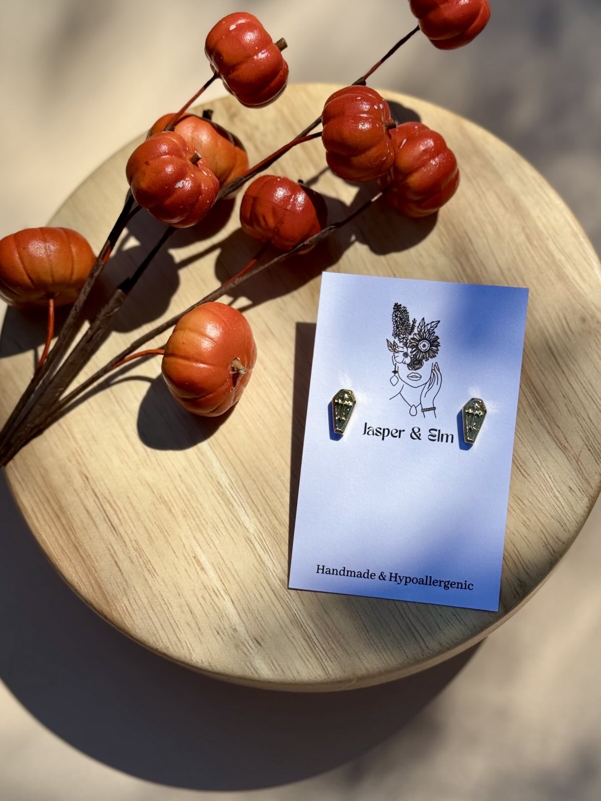Coffin Stud Earrings