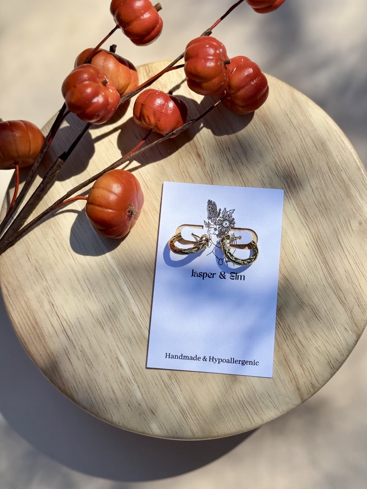 Snake Infinity Hoop Earrings