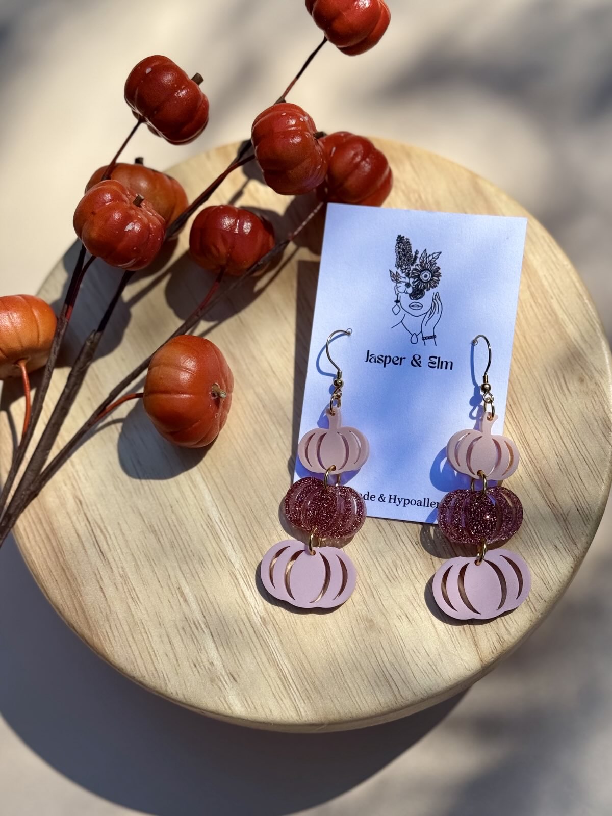 Pumpkin Patch Earrings - Two Colors!