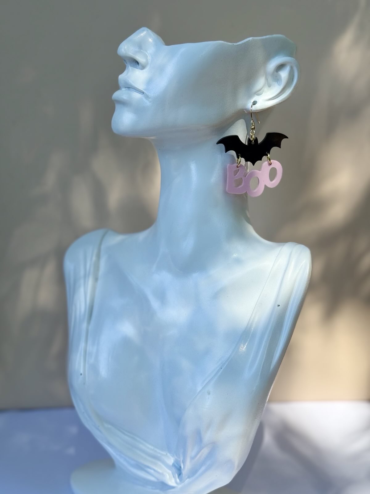"Boo" Bat Earrings