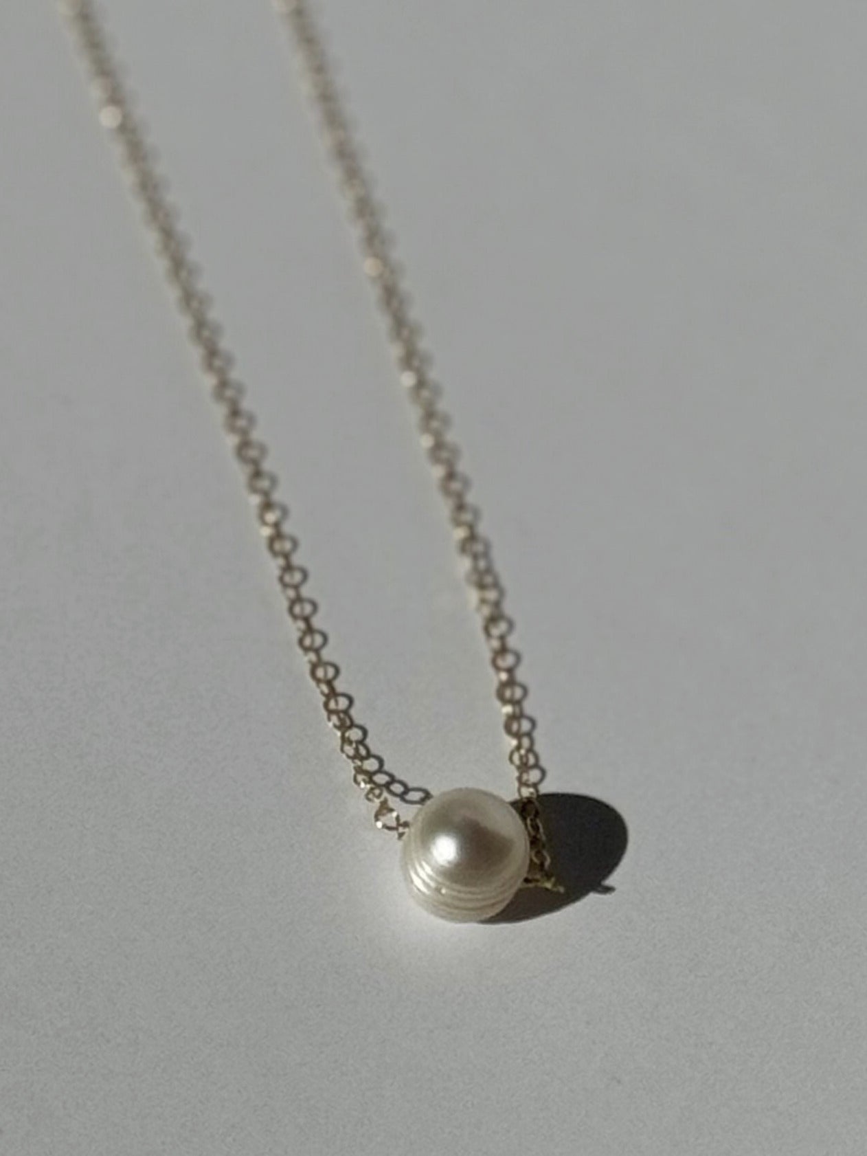 Delicate Freshwater Pearl Gold-Filled Necklace