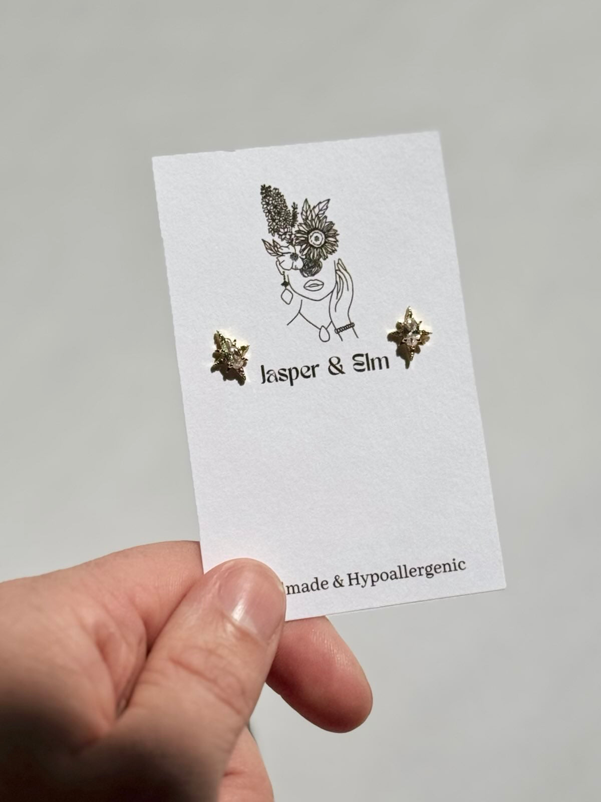 North Star Stud Earrings