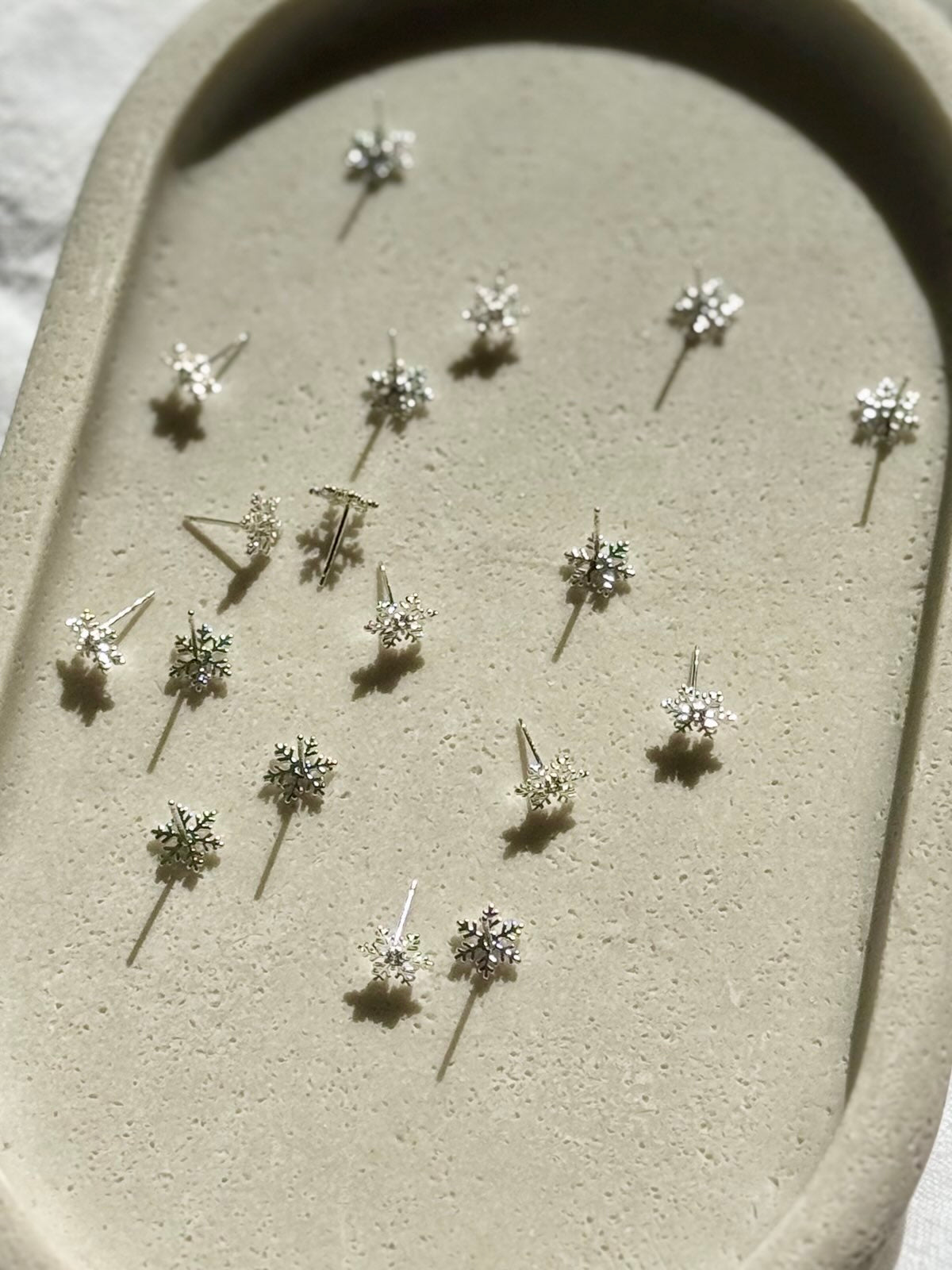 Snowflake Stud Earrings