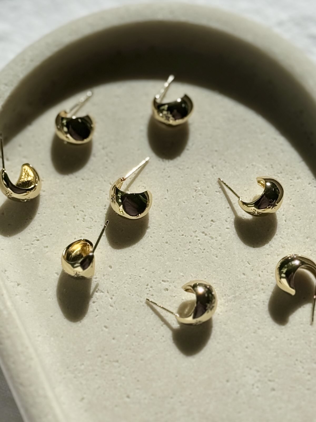 Evening Star Hoop Earrings