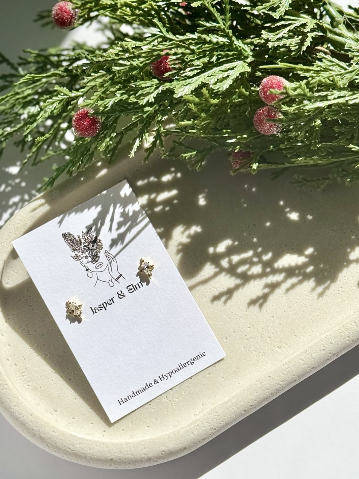 North Star Stud Earrings