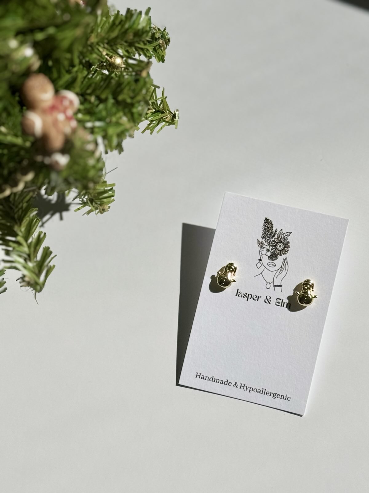 Snowman Stud Earrings