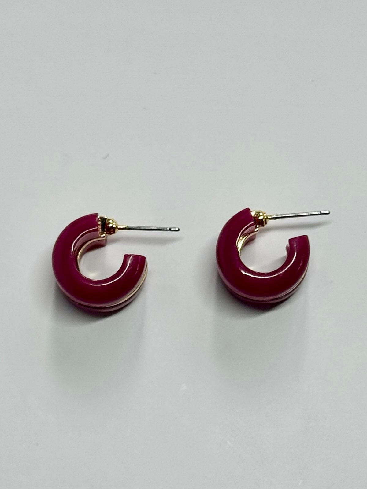 Chunky Acrylic Hoops