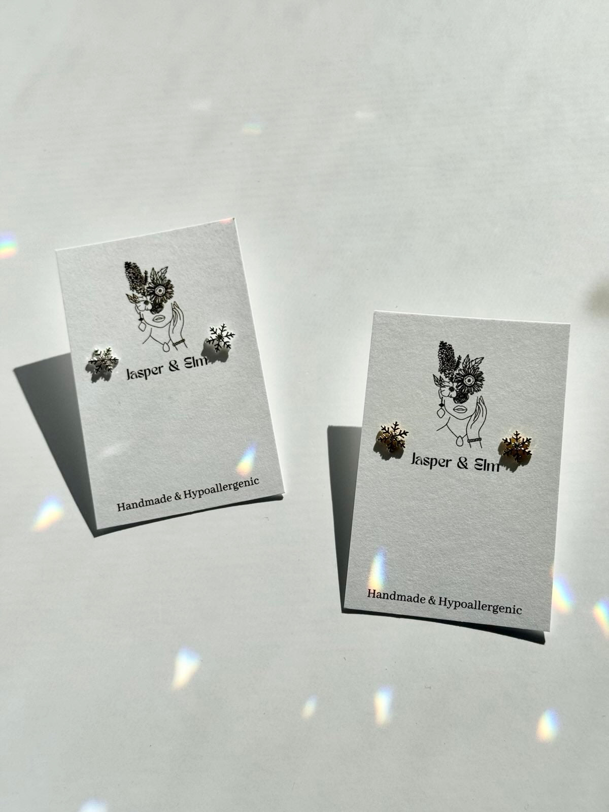 Snowflake Stud Earrings