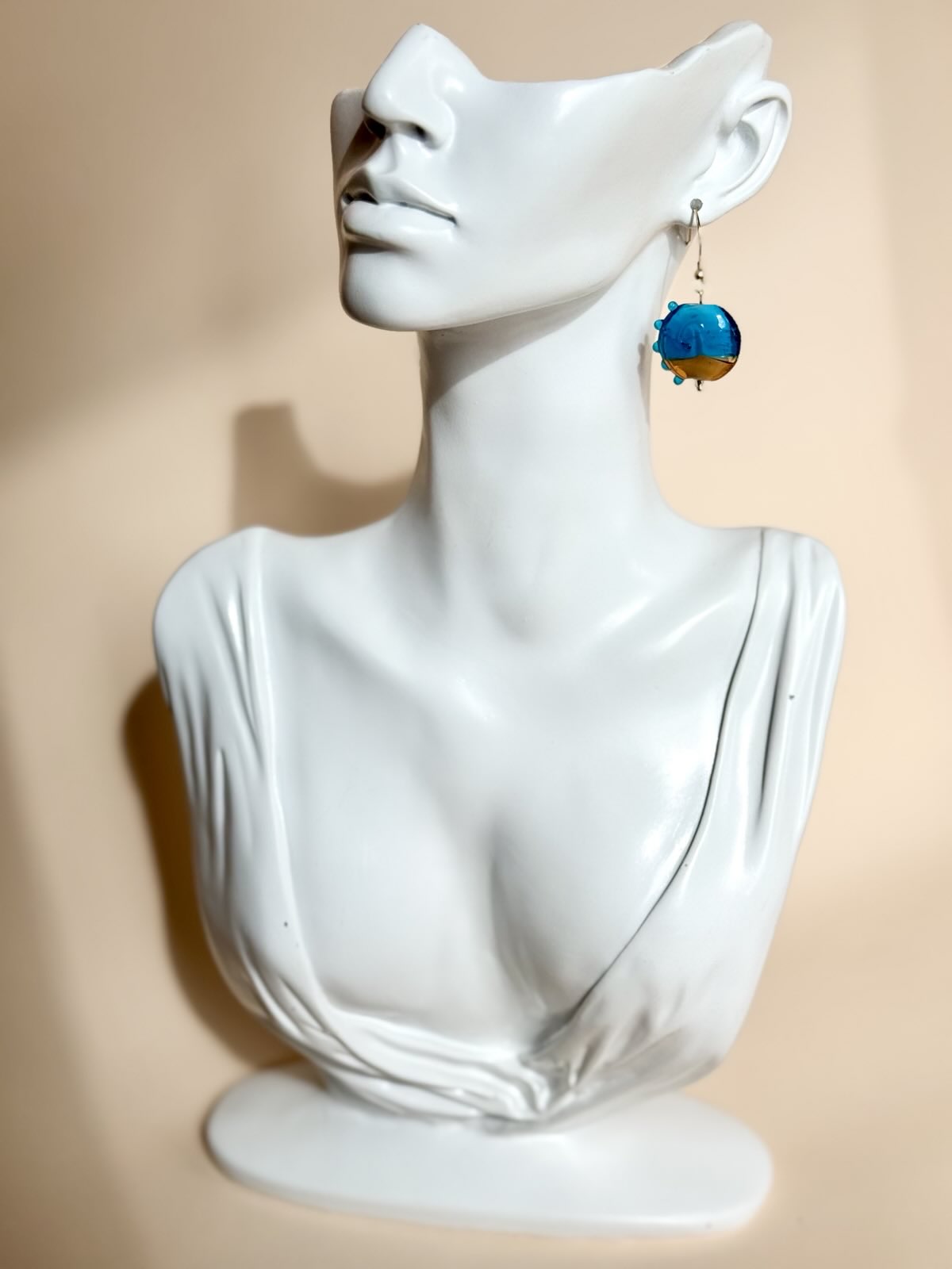 Beachy Glass Beaded Earrings