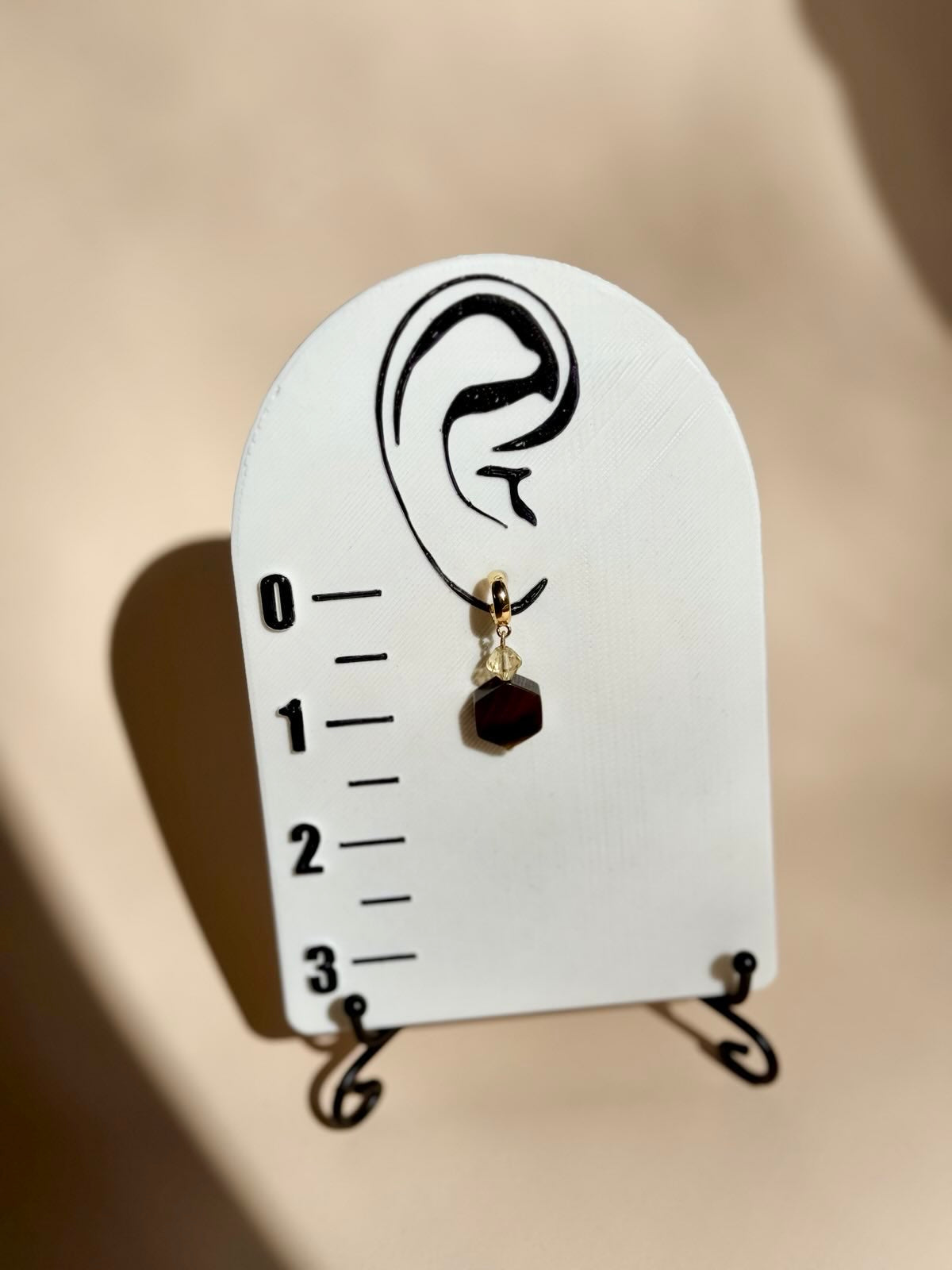 Tigers Eye & Yellow Citrine Earrings