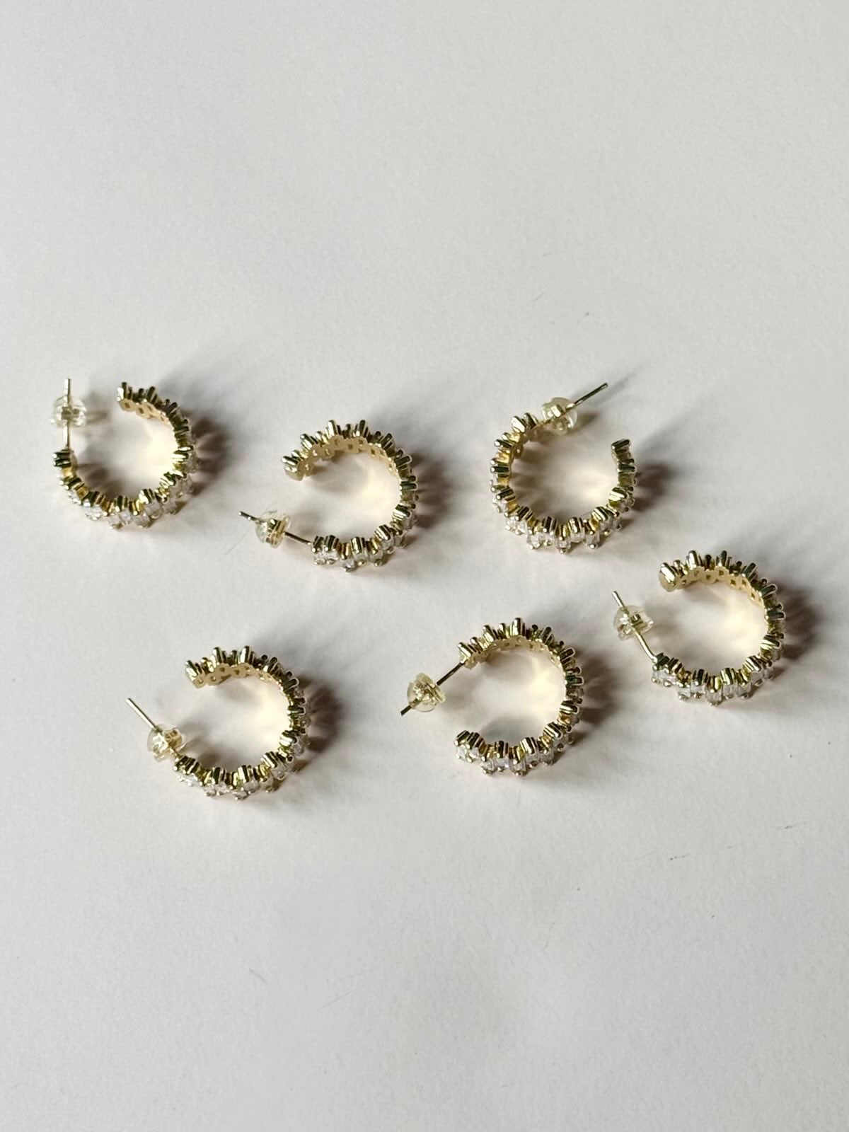 Sparkly Statement Hoops