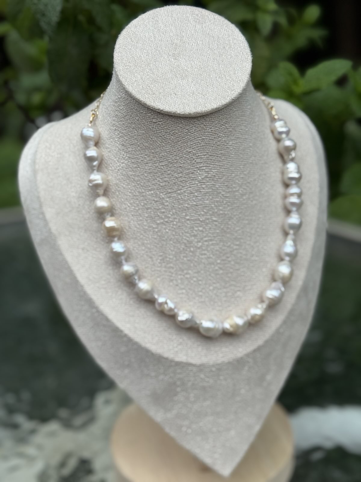 Baroque Freshwater Pearl Gold-Filled Necklace