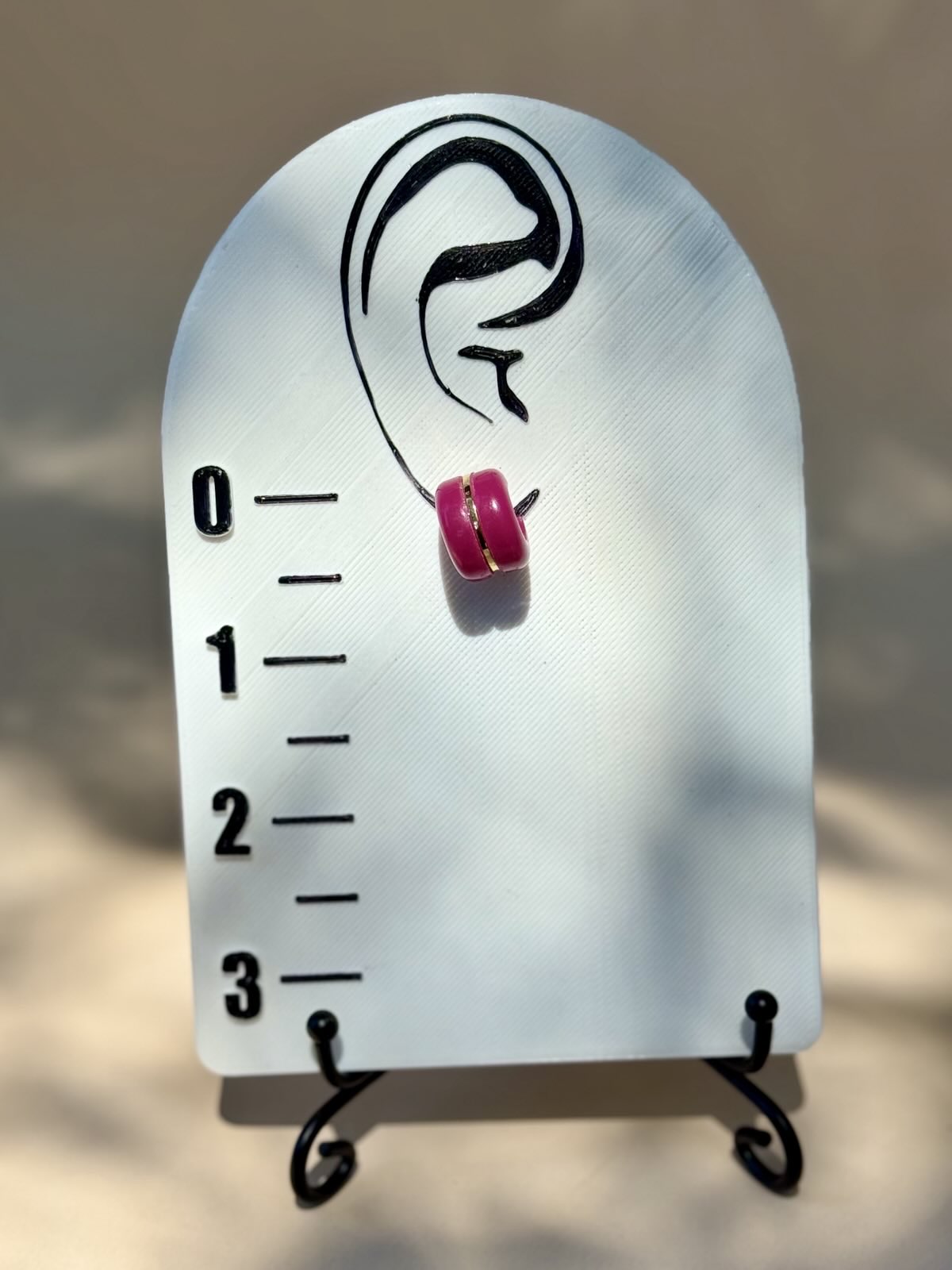 Chunky Acrylic Hoops