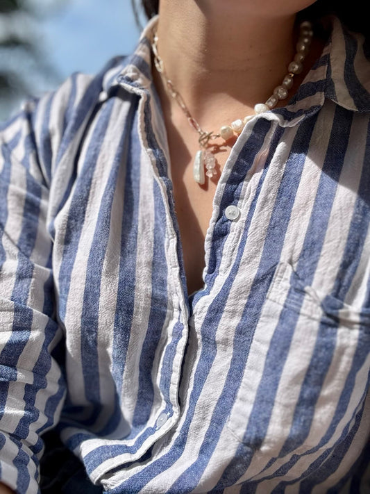 Gold-Filled Freshwater Pearl Necklace