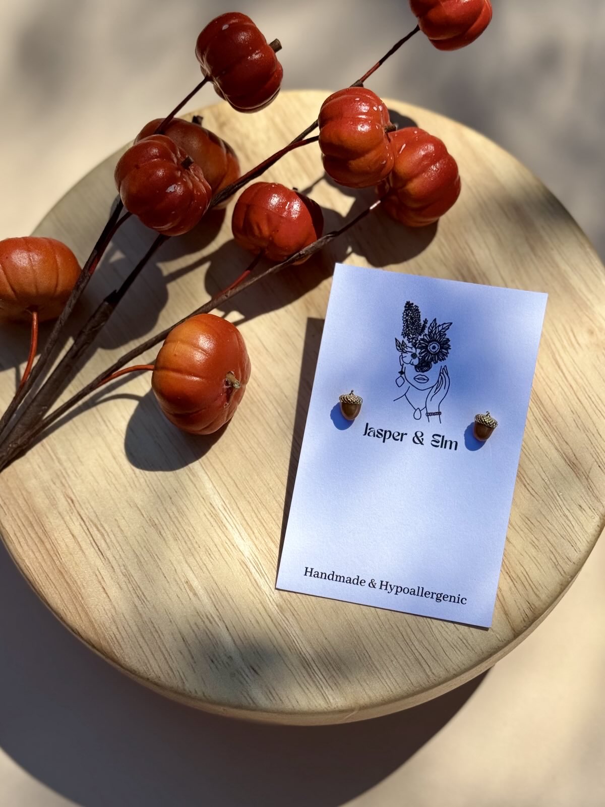 Acorn Stud Earrings