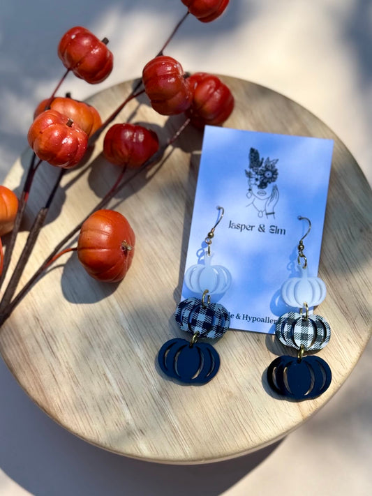 Pumpkin Patch Earrings - Two Colors!