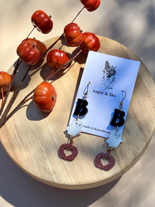 BOO Ghost Earrings