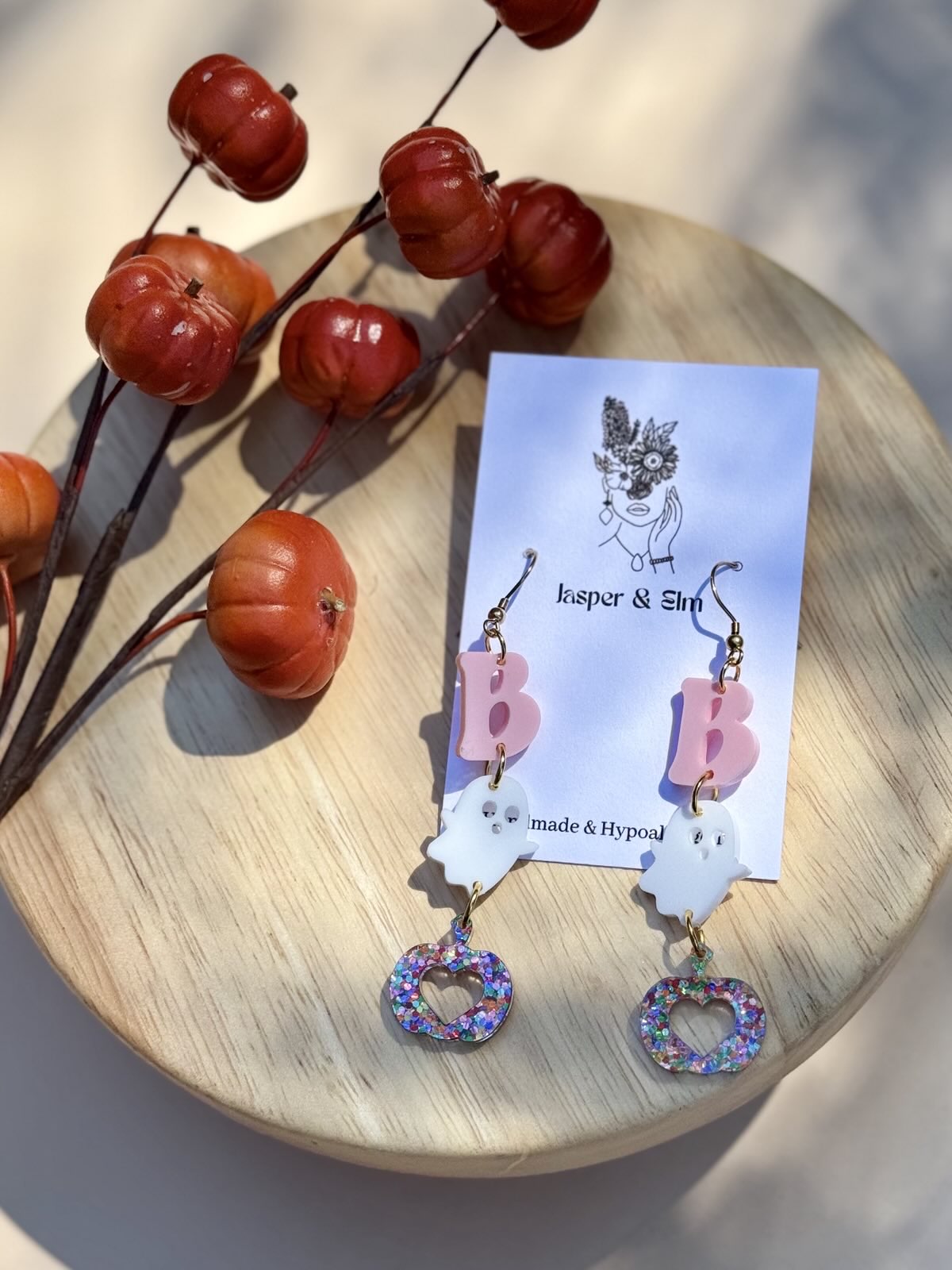 BOO Ghost Earrings