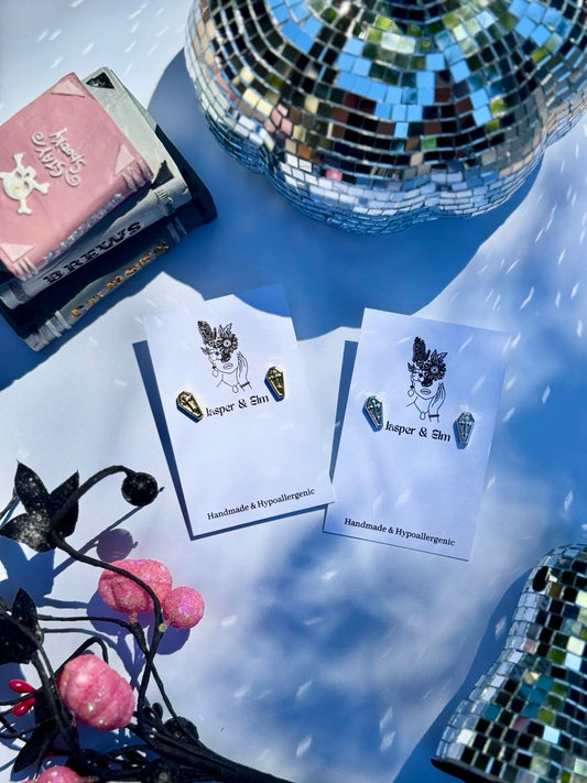 Coffin Stud Earrings