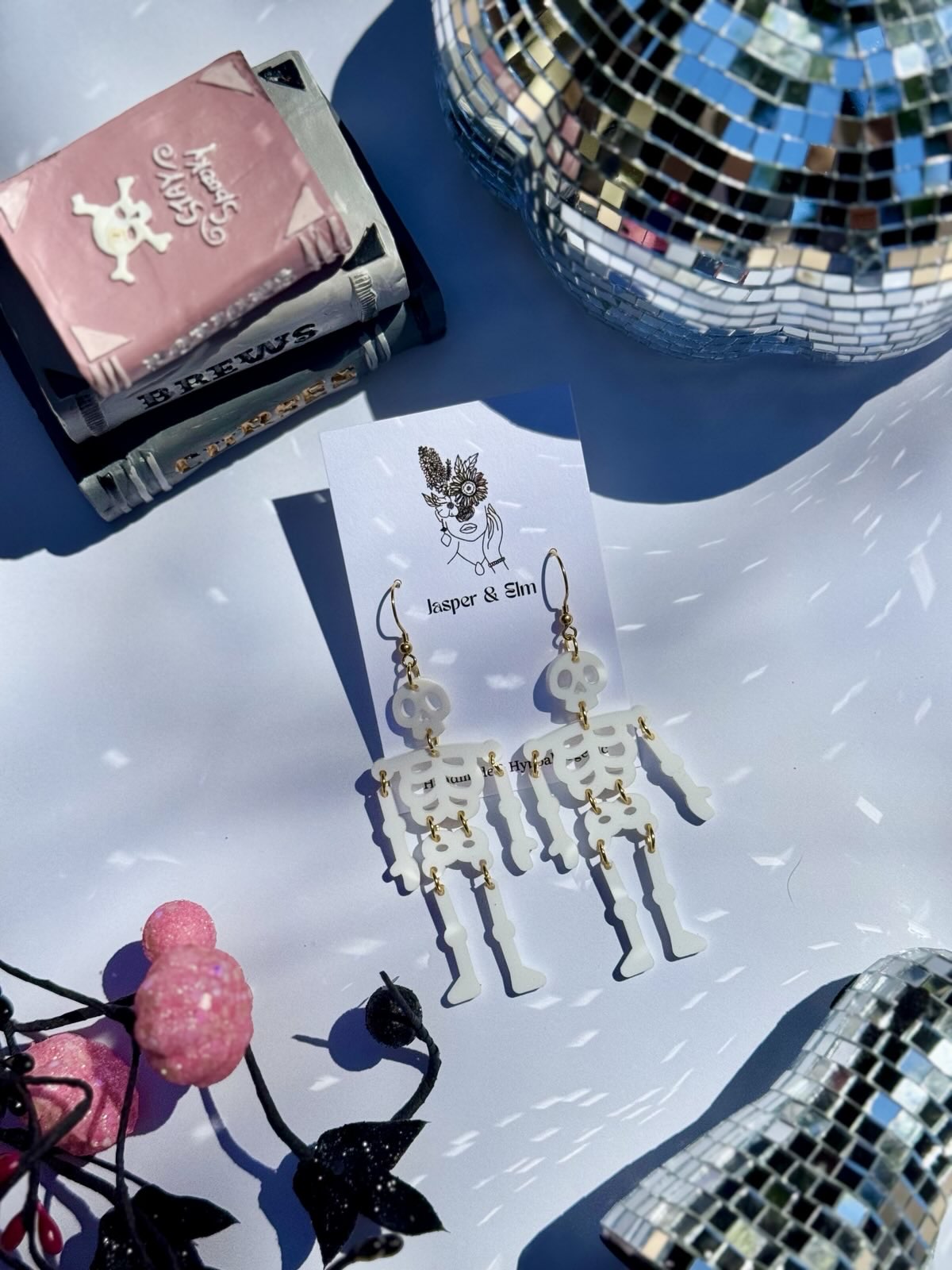 Skeleton Dangling Earrings
