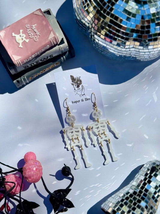 Skeleton Dangling Earrings
