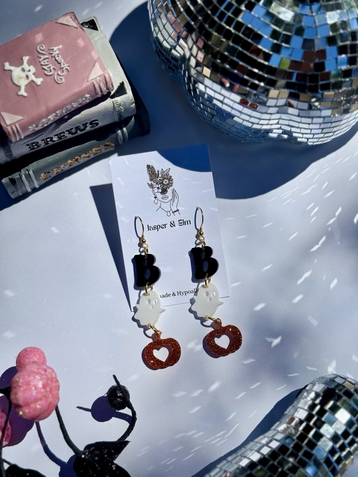 BOO Ghost Earrings