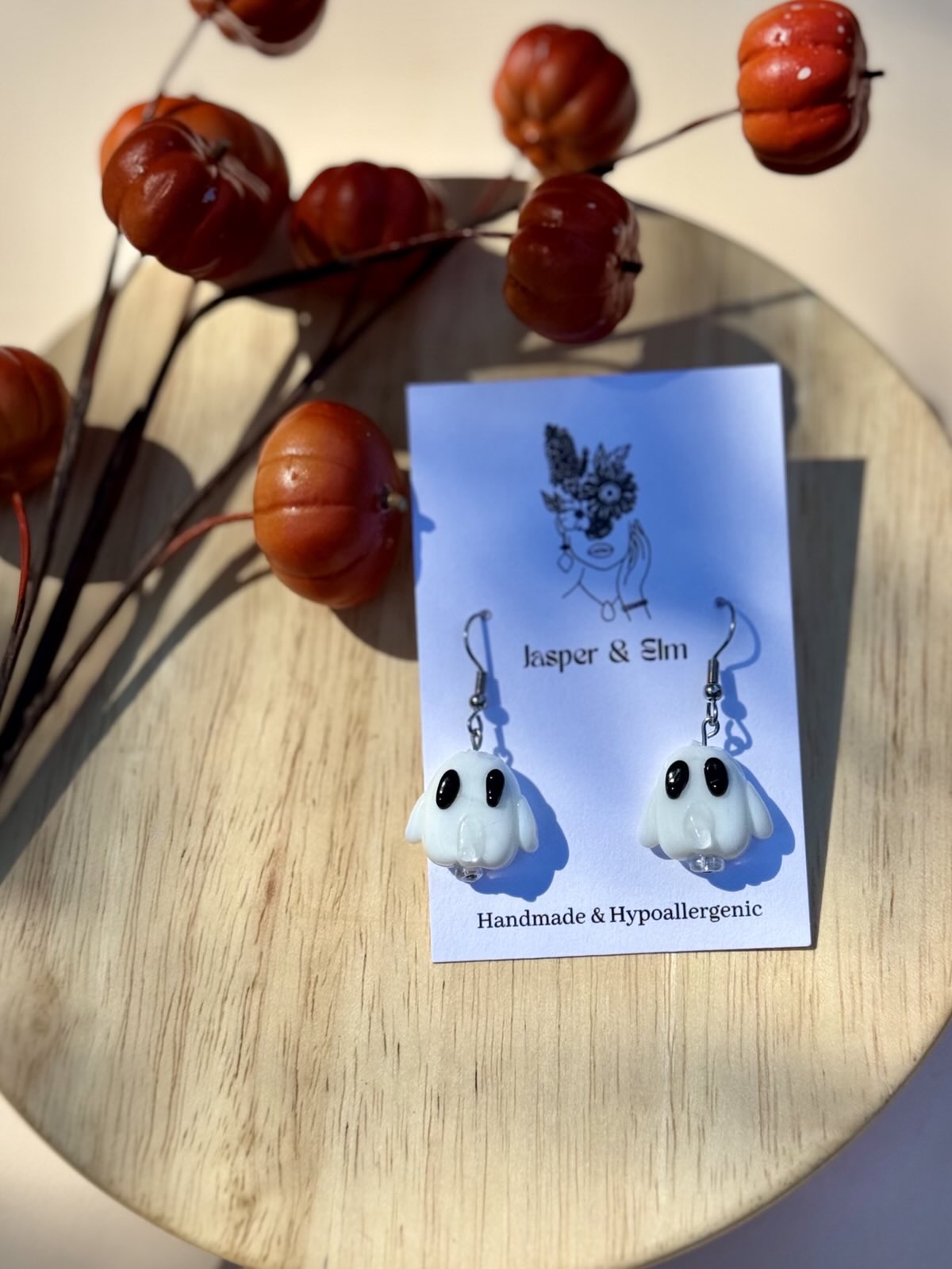 Ghost Beaded Earrings