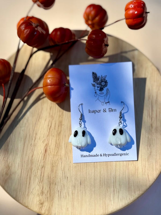 Ghost Beaded Earrings