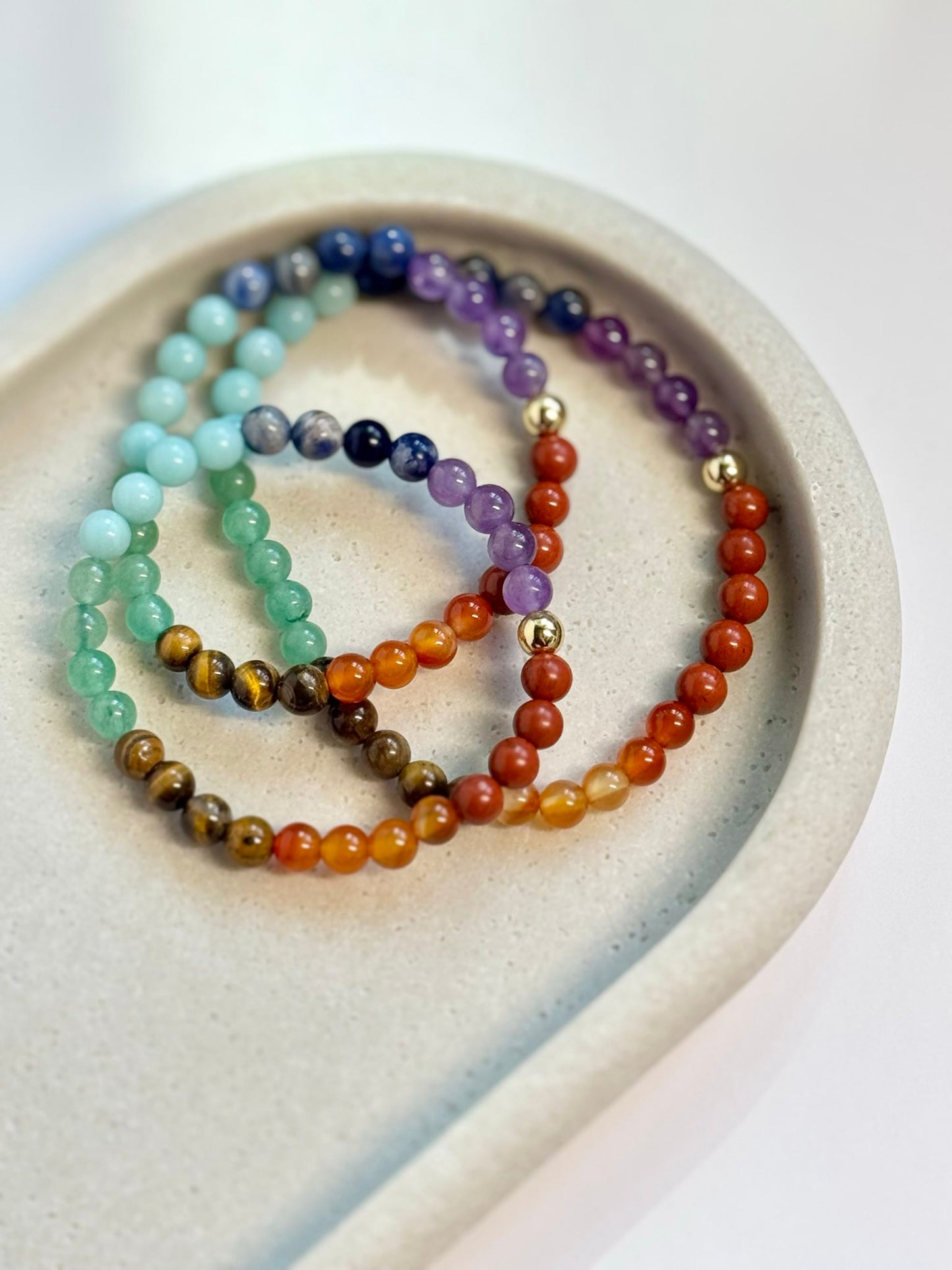 "I Am Balanced" Intention Bracelet | Chakra Bracelet