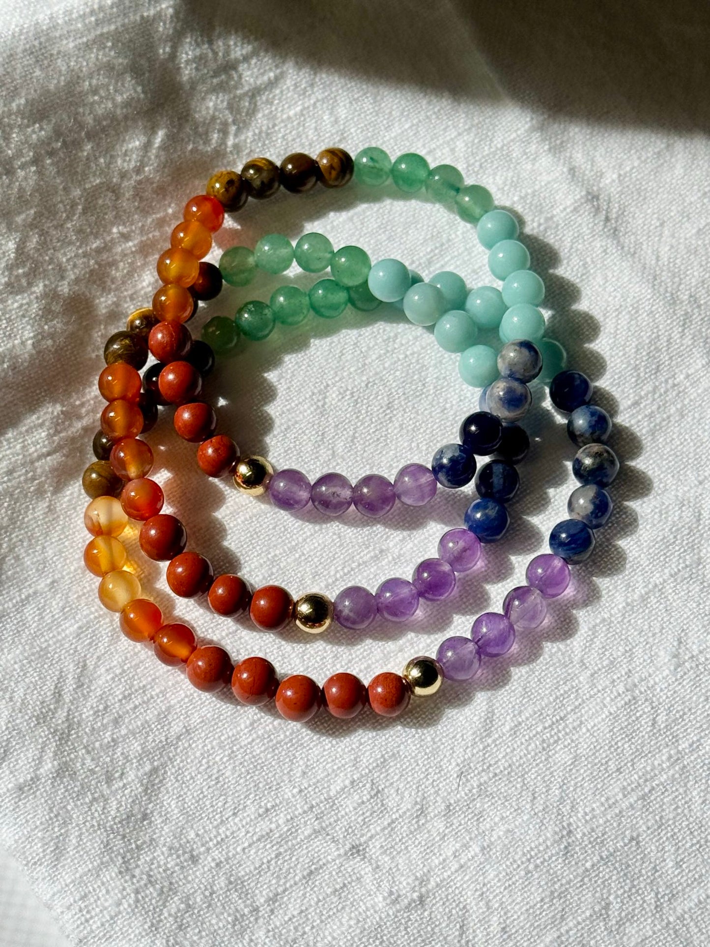 "I Am Balanced" Intention Bracelet | Chakra Bracelet