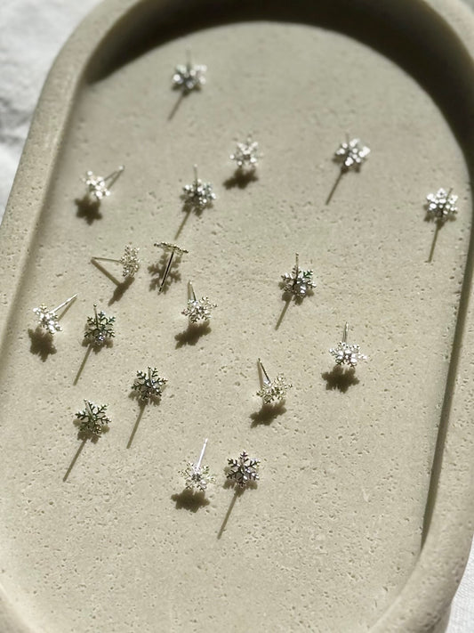Snowflake Stud Earrings