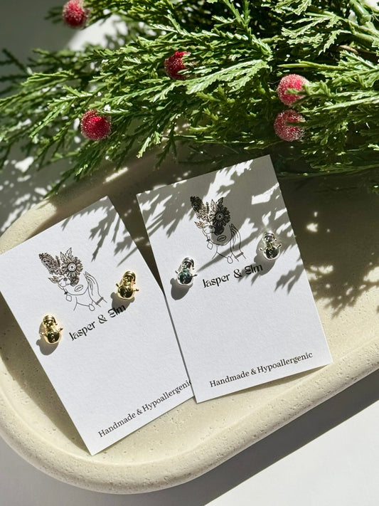Snowman Stud Earrings