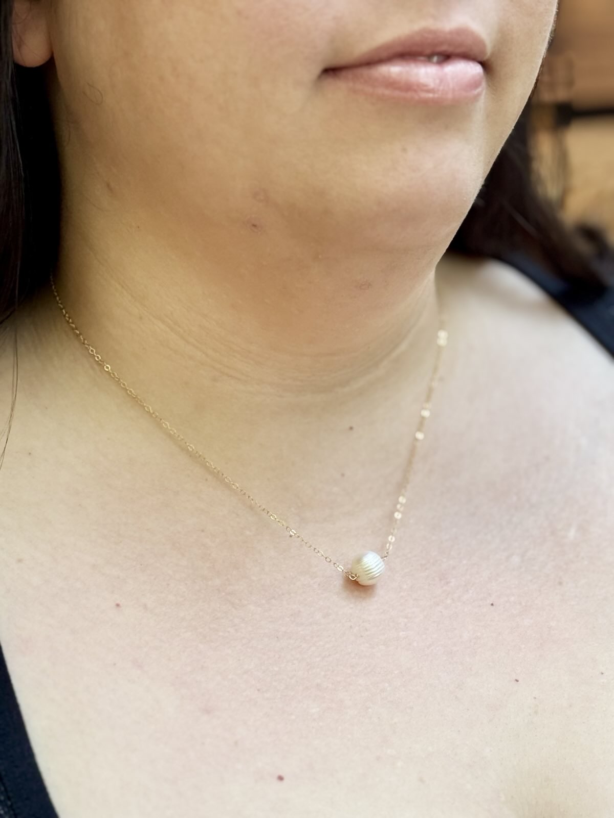 Delicate Freshwater Pearl Gold-Filled Necklace