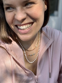 Hand Knotted Freshwater Pearl Necklace