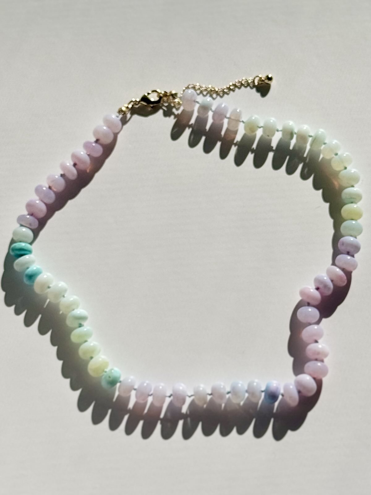 Forbidden Candy Necklace | Peruvian Opal Anniversary Colors