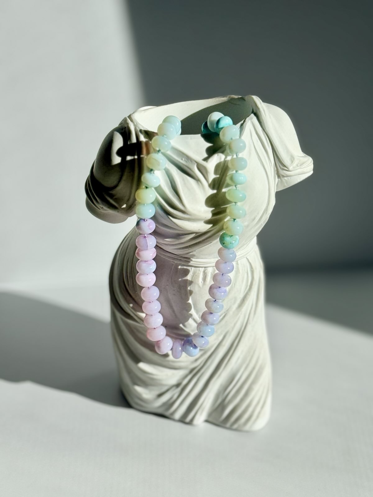 Forbidden Candy Necklace | Peruvian Opal Anniversary Colors
