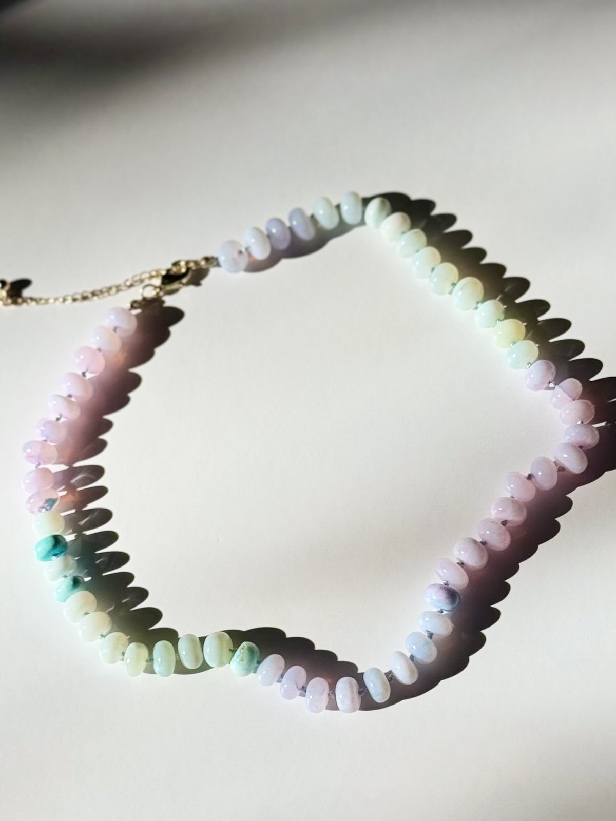 Forbidden Candy Necklace | Peruvian Opal Anniversary Colors
